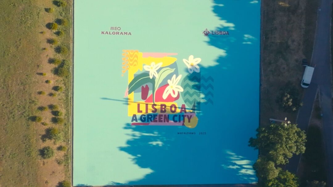 Mural artístico “Lisboa – A Green City” promovido pelo MEO Kalorama.